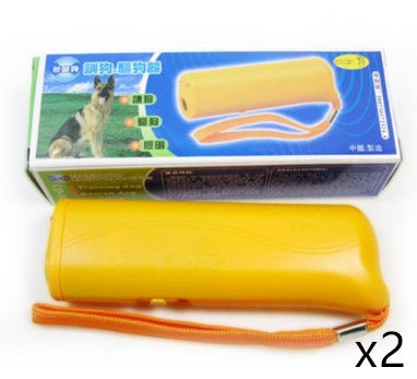 3-in-1 Anti Barking Dog Training Device – Ultrasonic Dog Repeller with LED Flashlight & Safe Pet Behavior Correction Tool