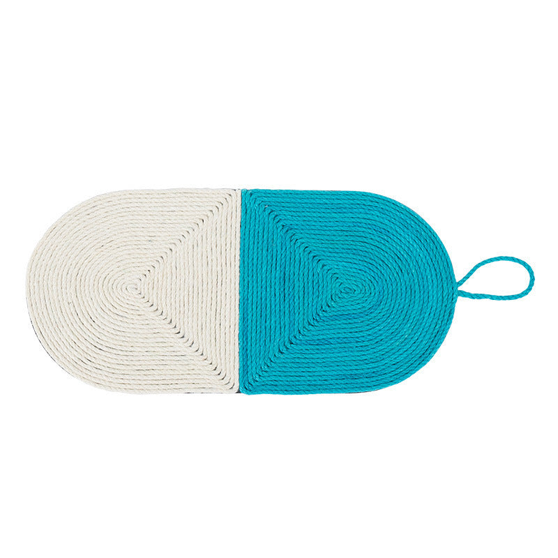 Cactus Shaped Cat Scratching Mat – Natural Sisal & Felt Cat Scratch Board for Claw Grinding, Furniture Protector, Durable & Cute Design