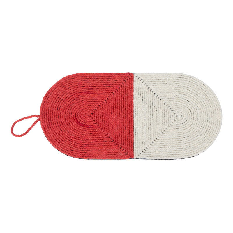 Cactus Shaped Cat Scratching Mat – Natural Sisal & Felt Cat Scratch Board for Claw Grinding, Furniture Protector, Durable & Cute Design