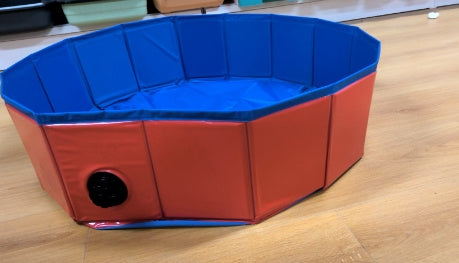 Foldable Large Dog Pool – Portable Pet Bath Tub for Dogs & Cats, Outdoor/Indoor Pet Swimming Pool