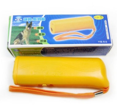 3-in-1 Anti Barking Dog Training Device – Ultrasonic Dog Repeller with LED Flashlight & Safe Pet Behavior Correction Tool