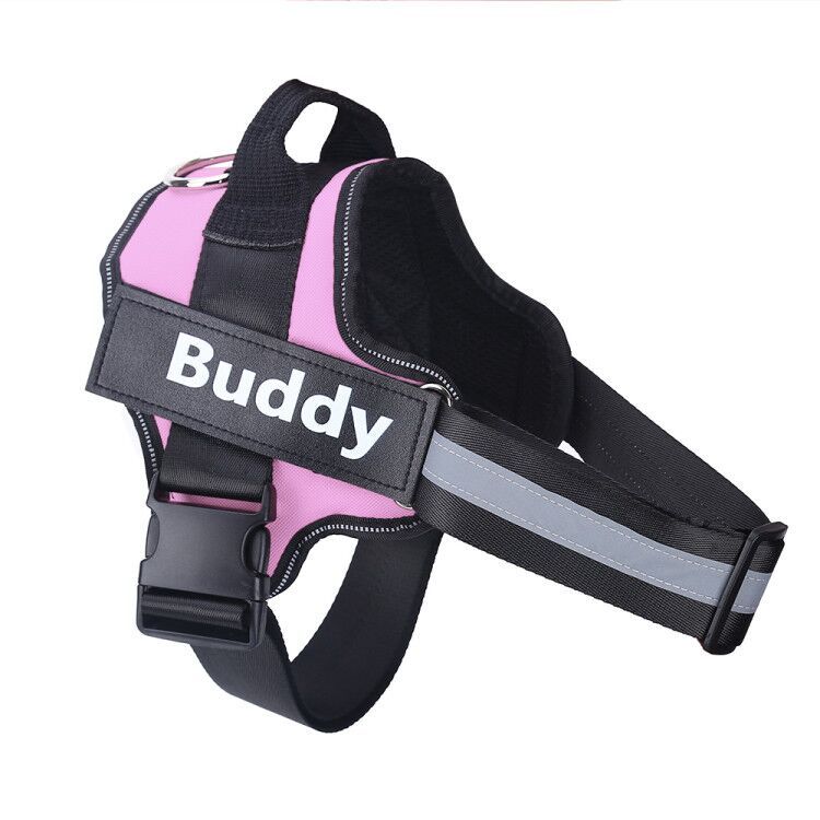 Personalized No-Pull Dog Harness – Custom Reflective Breathable Pet Vest for Small & Large Dogs