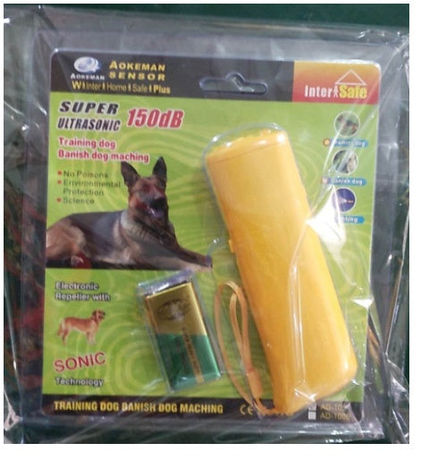 3-in-1 Anti Barking Dog Training Device – Ultrasonic Dog Repeller with LED Flashlight & Safe Pet Behavior Correction Tool