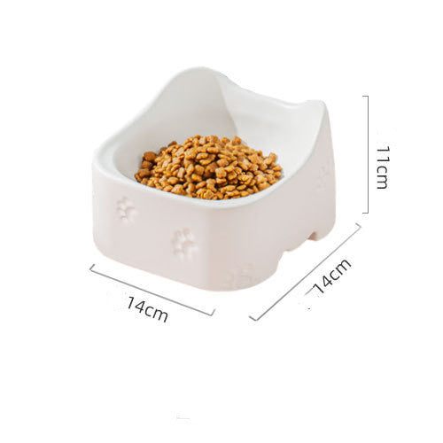 Ceramic Pet Bowl – Non-Toxic, Easy-to-Clean Food & Water Dish for Cats and Dogs