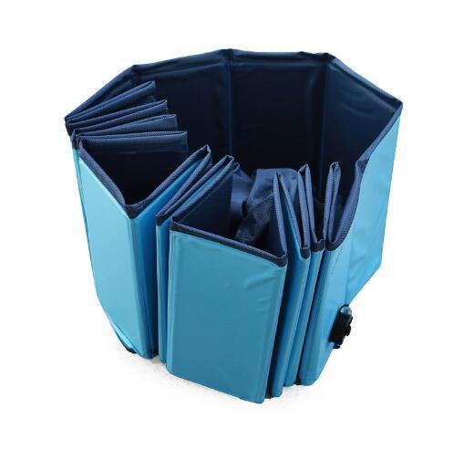 Foldable Large Dog Pool – Portable Pet Bath Tub for Dogs & Cats, Outdoor/Indoor Pet Swimming Pool