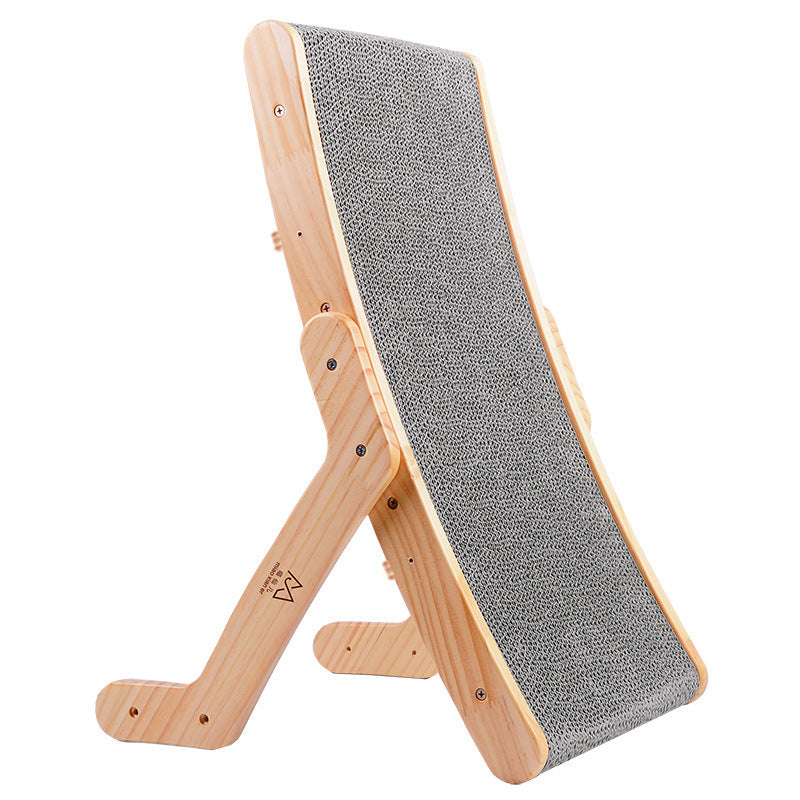 Transformable Vertical Cat Scratcher Bed – Corrugated Cardboard Claw Grinding Toy with Replaceable Core for Indoor Cats