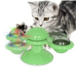 Cat Windmill Toy – Rotating Multi-Function Cat Toy for Itching, Scratching, Teeth Cleaning & Fun
