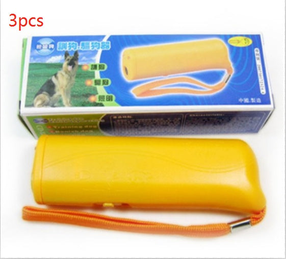 3-in-1 Anti Barking Dog Training Device – Ultrasonic Dog Repeller with LED Flashlight & Safe Pet Behavior Correction Tool