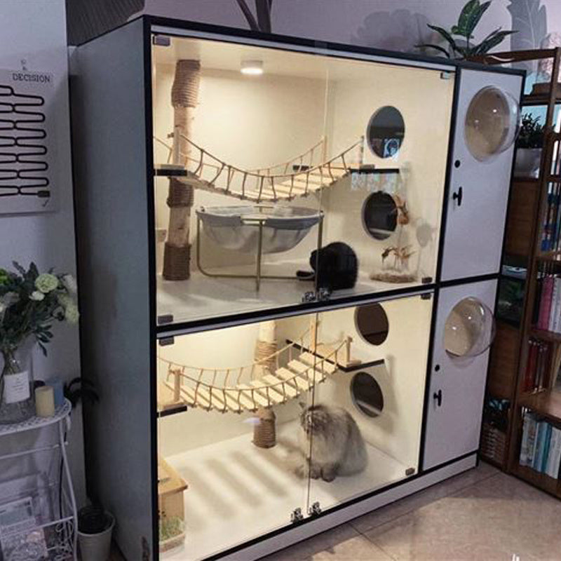 Pine Wall-Mounted Cat Furniture – Space-Saving Cat Shelf for Climbing and Lounging, Wooden Wall Hanging Pet Platform