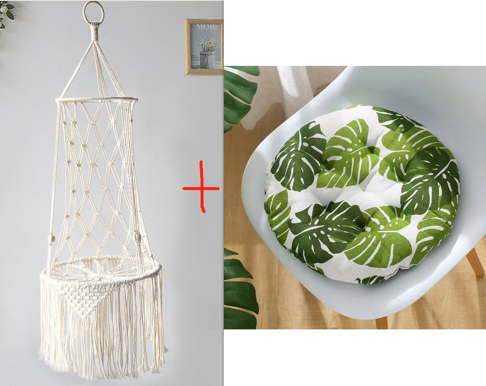 Macrame Cat Hammock – Handmade Hanging Pet Bed, Boho Wall Hanging Cat Swing for Small Pets, Unique Macrame Pet Gift