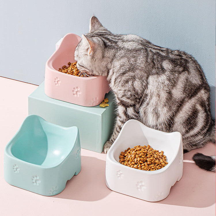 Ceramic Pet Bowl – Non-Toxic, Easy-to-Clean Food & Water Dish for Cats and Dogs