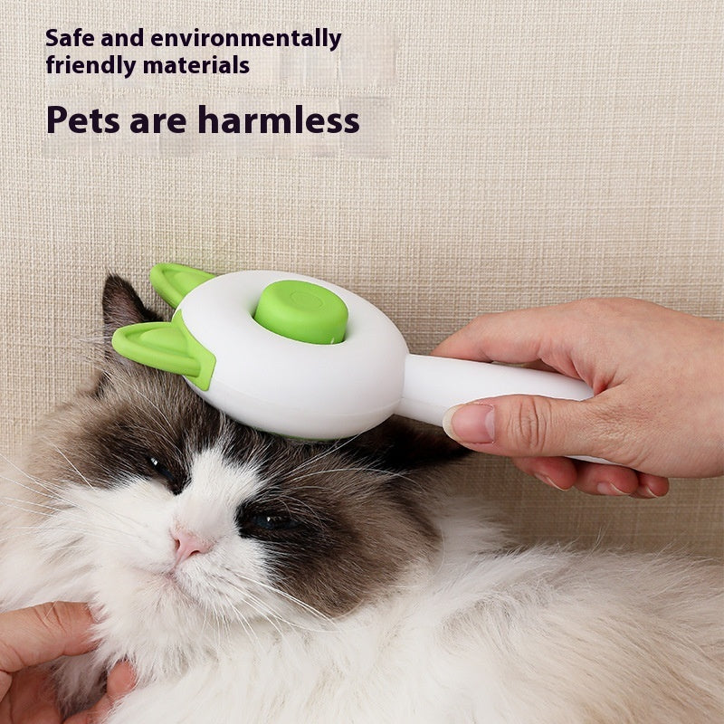 Self-Cleaning Pet Hair Remover Brush – Dematting Comb for Dogs & Cats, Grooming Tool for Shedding and Tangles