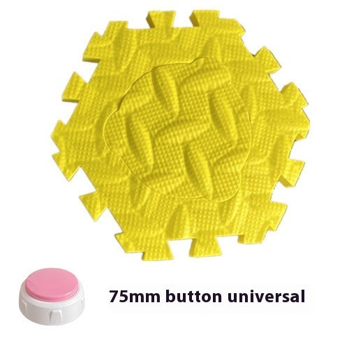 Non-Slip Mat for Pet Communication Buttons – Square Fixed Base Pad for Secure Placement