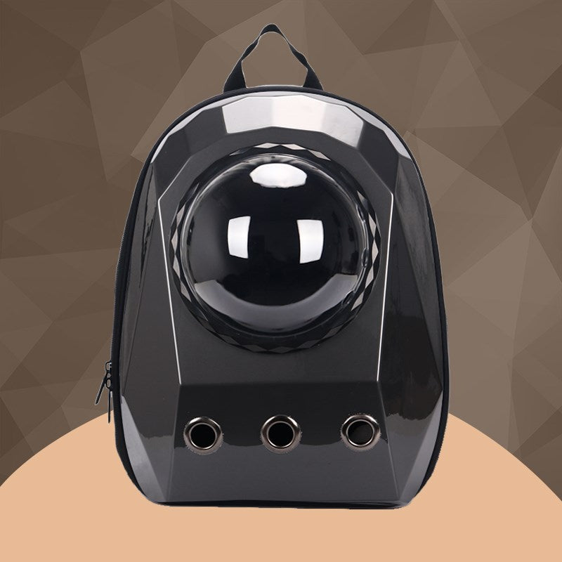 Breathable Cat & Dog Carrier Backpack – Portable Travel Space Capsule Pet Bag for Outdoor Transport