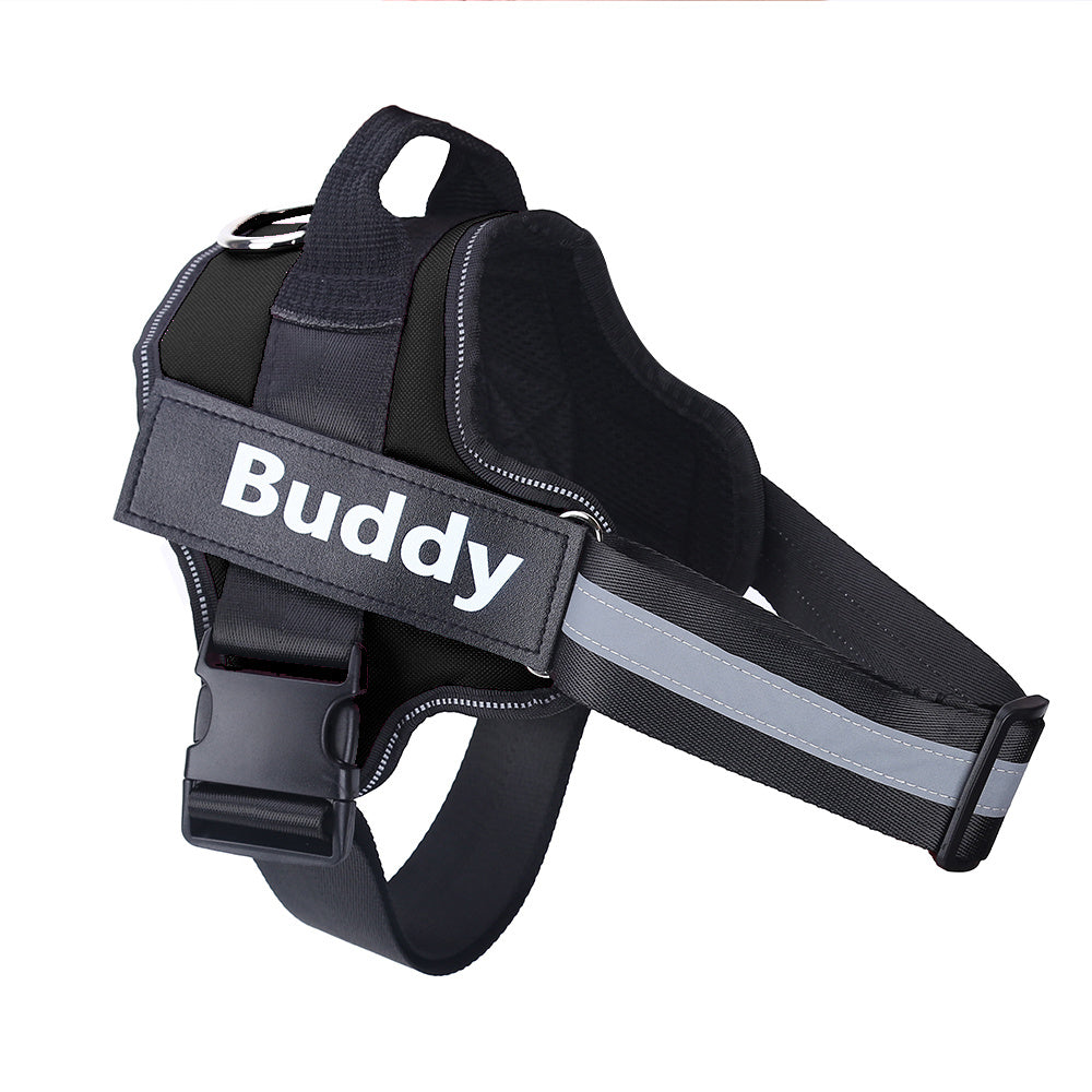 Personalized No-Pull Dog Harness – Custom Reflective Breathable Pet Vest for Small & Large Dogs