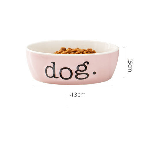 Ceramic Pet Bowl – Non-Toxic, Easy-to-Clean Food & Water Dish for Cats and Dogs