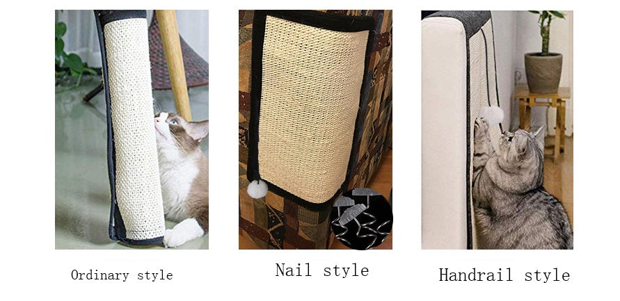 Sisal Cat Scratching Mat – Furniture Protector Pad for Table Legs & Sofa, Durable Cat Scratch Board for Indoor Cats
