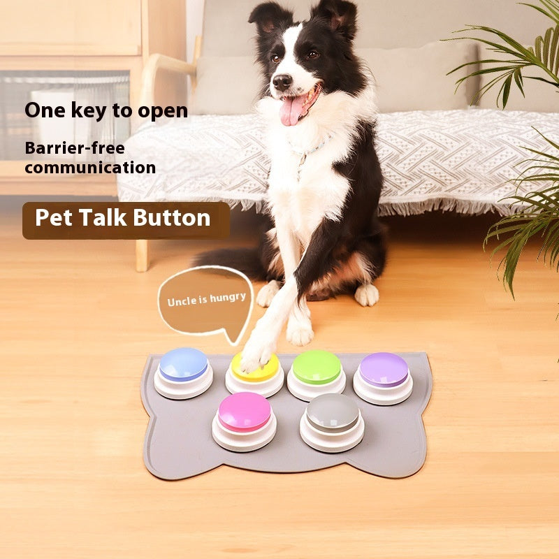 Pet Communication Button – Dog Voice Training Toy for Talking, Interaction & Behavioral Learning