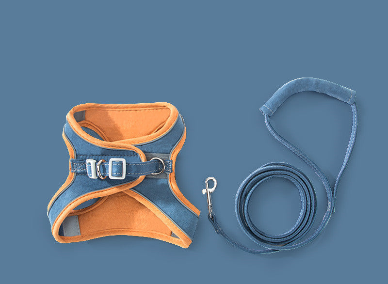 Cat Harness and Leash Set – Escape-Proof Chest Strap with Traction Rope for Indoor & Outdoor Cats