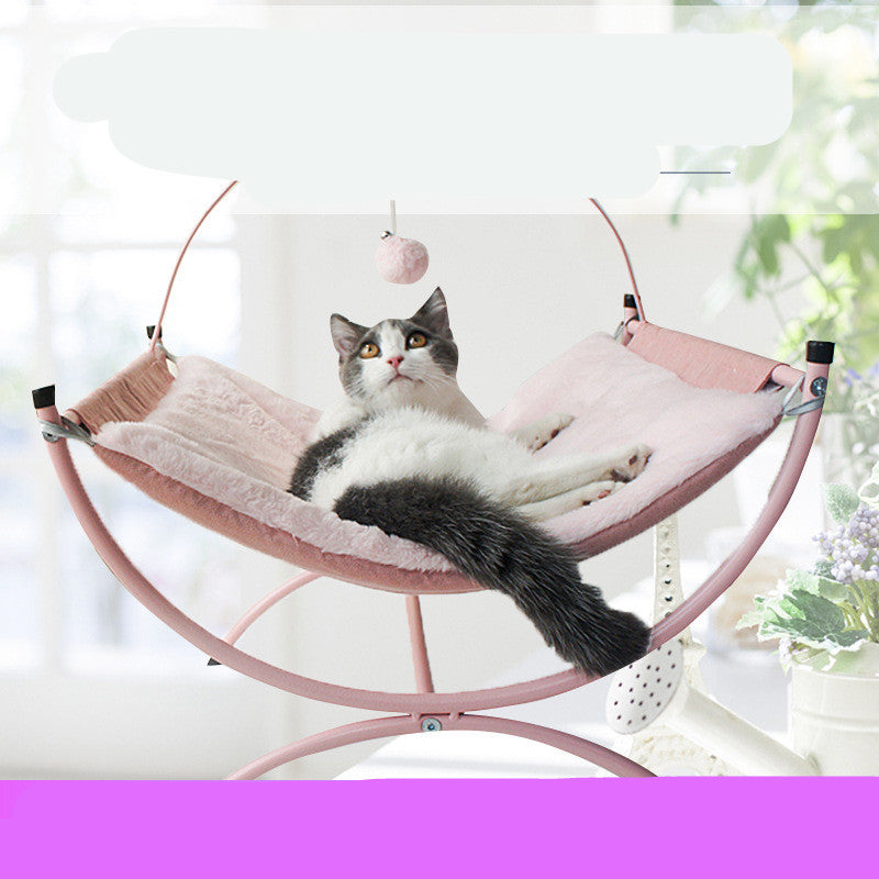 Four Seasons Universal Cat  Recliner CatFour Seasons Universal Cat Bed – Cozy Recliner Nest for Cats, Soft Washable Cat Lounger for All Seasons, Anti-Slip Bottom Pet Sofa Bed