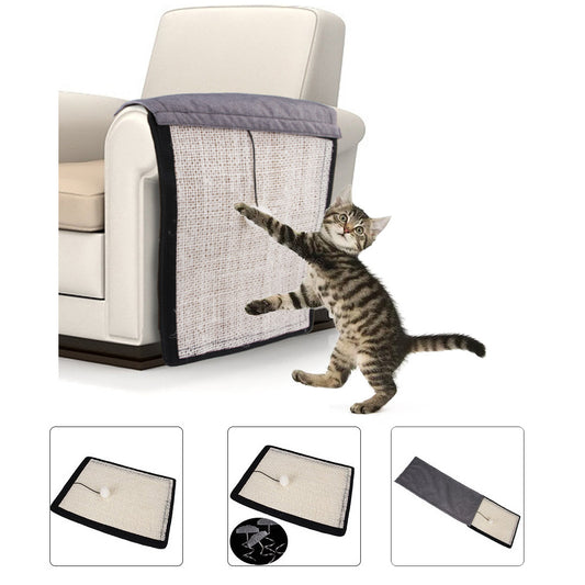 Sisal Cat Scratching Mat – Furniture Protector Pad for Table Legs & Sofa, Durable Cat Scratch Board for Indoor Cats