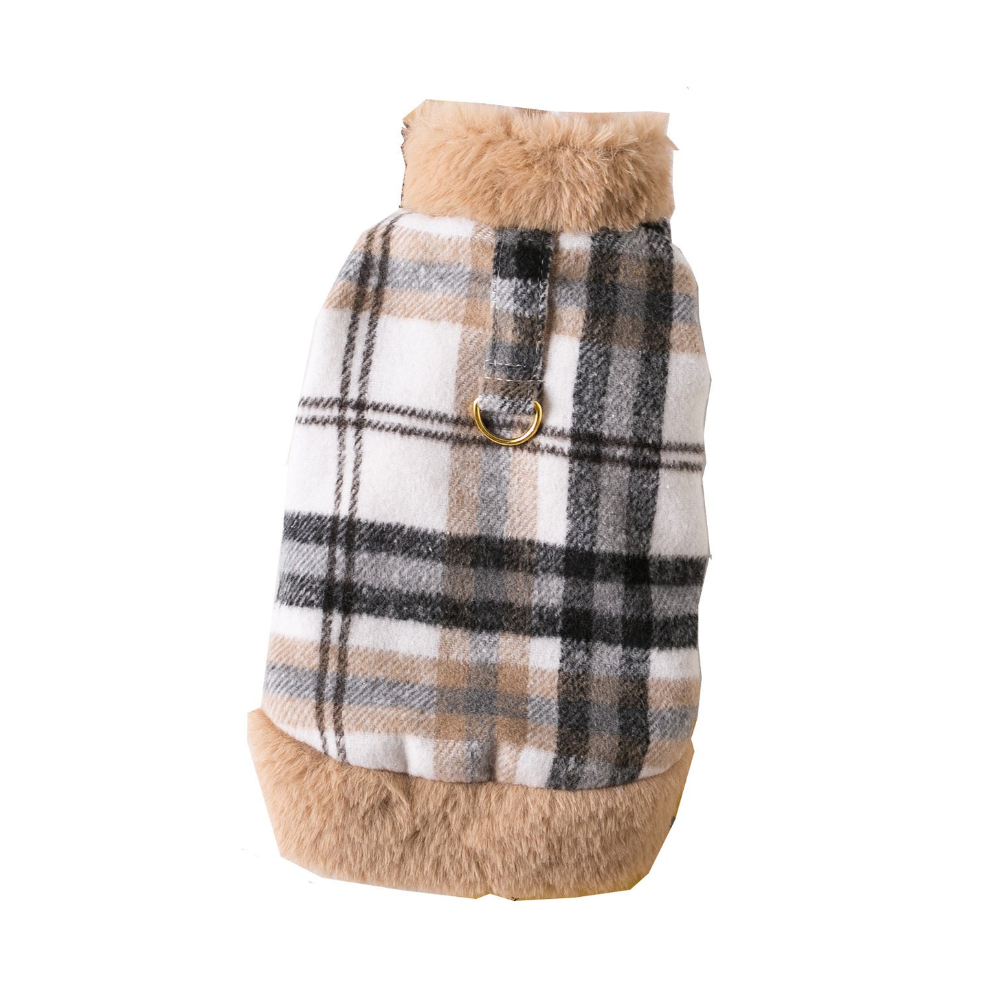 Autumn & Winter Thickened Dog Harness – Warm Pet Vest with Leash for Small and Medium Dogs, Thai Style Design