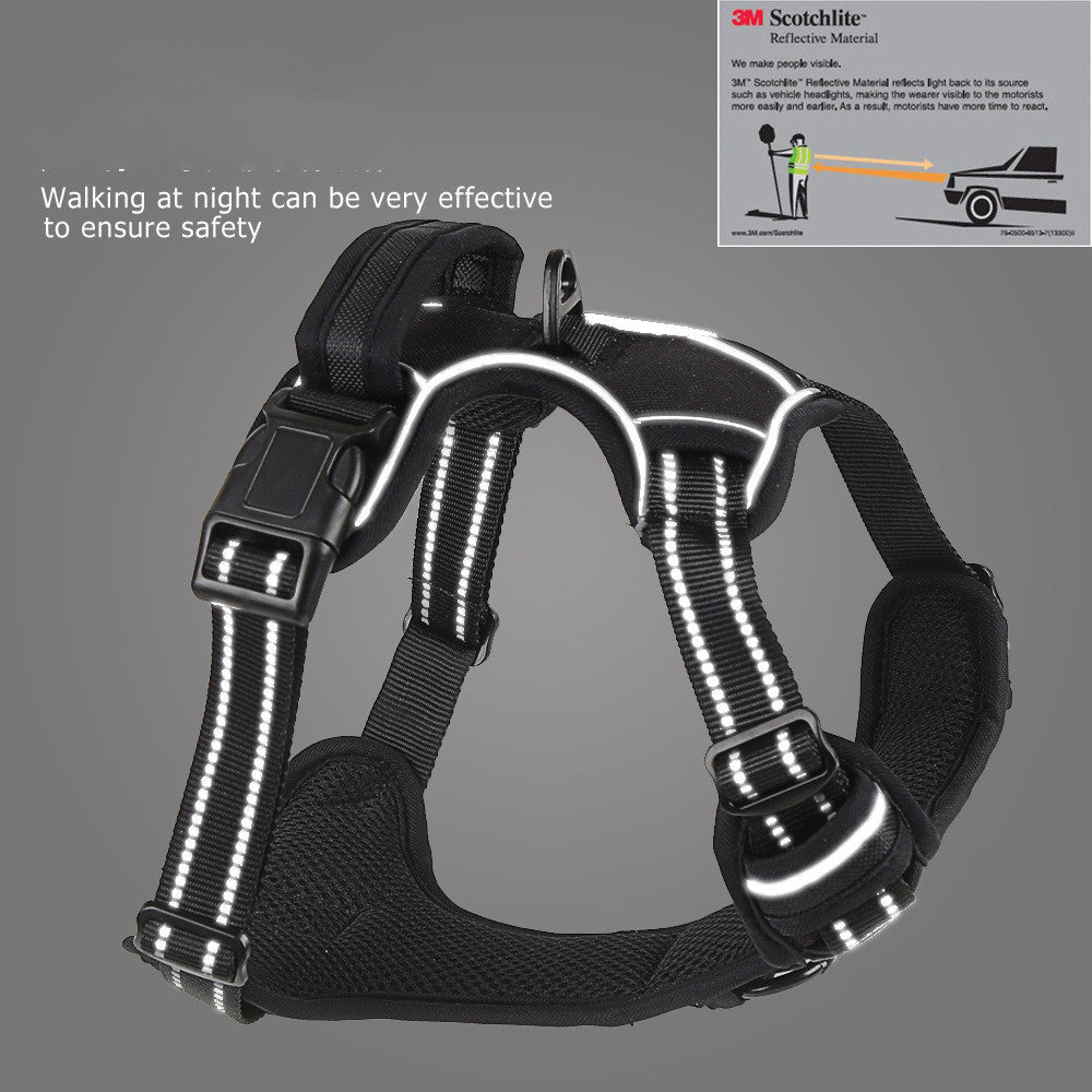 No-Pull Dog Harness – Breathable Reflective Pet Vest for Small, Medium & Large Dogs