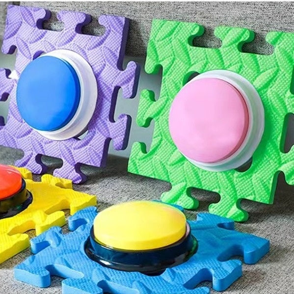 Non-Slip Mat for Pet Communication Buttons – Square Fixed Base Pad for Secure Placement