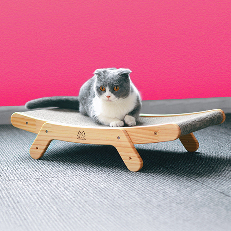 Transformable Vertical Cat Scratcher Bed – Corrugated Cardboard Claw Grinding Toy with Replaceable Core for Indoor Cats