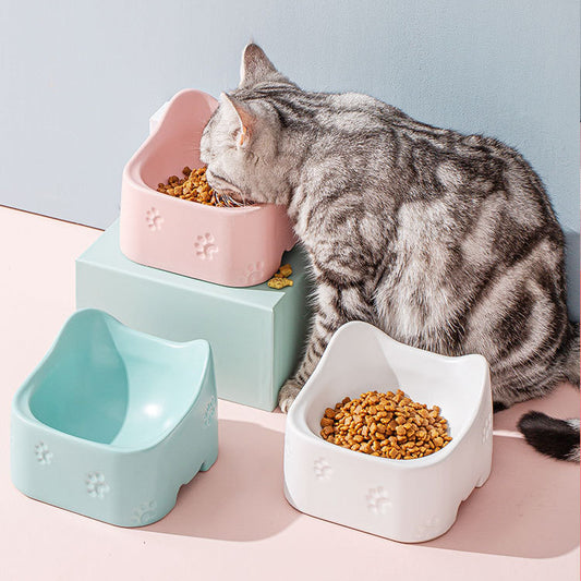 Ceramic Pet Bowl – Non-Toxic, Easy-to-Clean Food & Water Dish for Cats and Dogs
