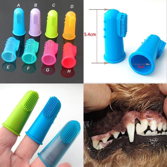 Super Soft Pet Finger Toothbrush – Silicone Dental Cleaner for Dogs & Cats, Gentle Oral Care Tool