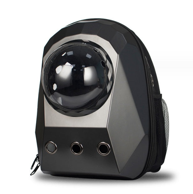 Breathable Cat & Dog Carrier Backpack – Portable Travel Space Capsule Pet Bag for Outdoor Transport