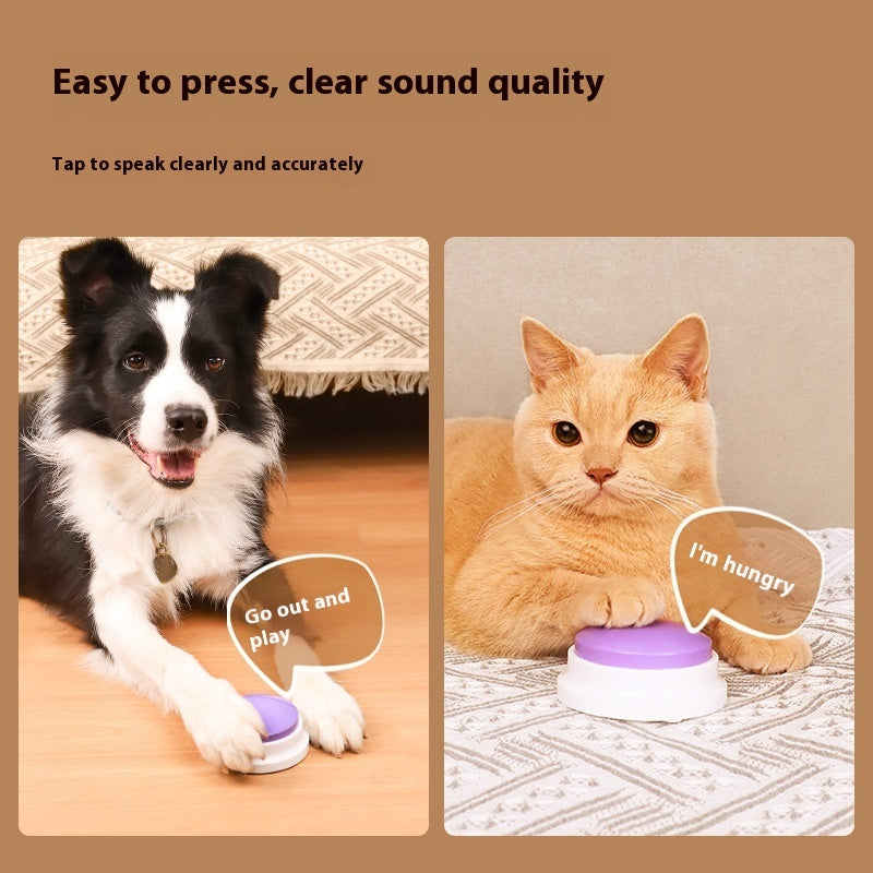 Pet Communication Button – Dog Voice Training Toy for Talking, Interaction & Behavioral Learning