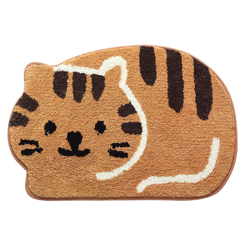 Cartoon Non-Slip Cat Mat – Soft & Warm Pet Sleeping Pad for Cages and Floors | Cute Anti-Skid Carpet for Cats & Small Pets