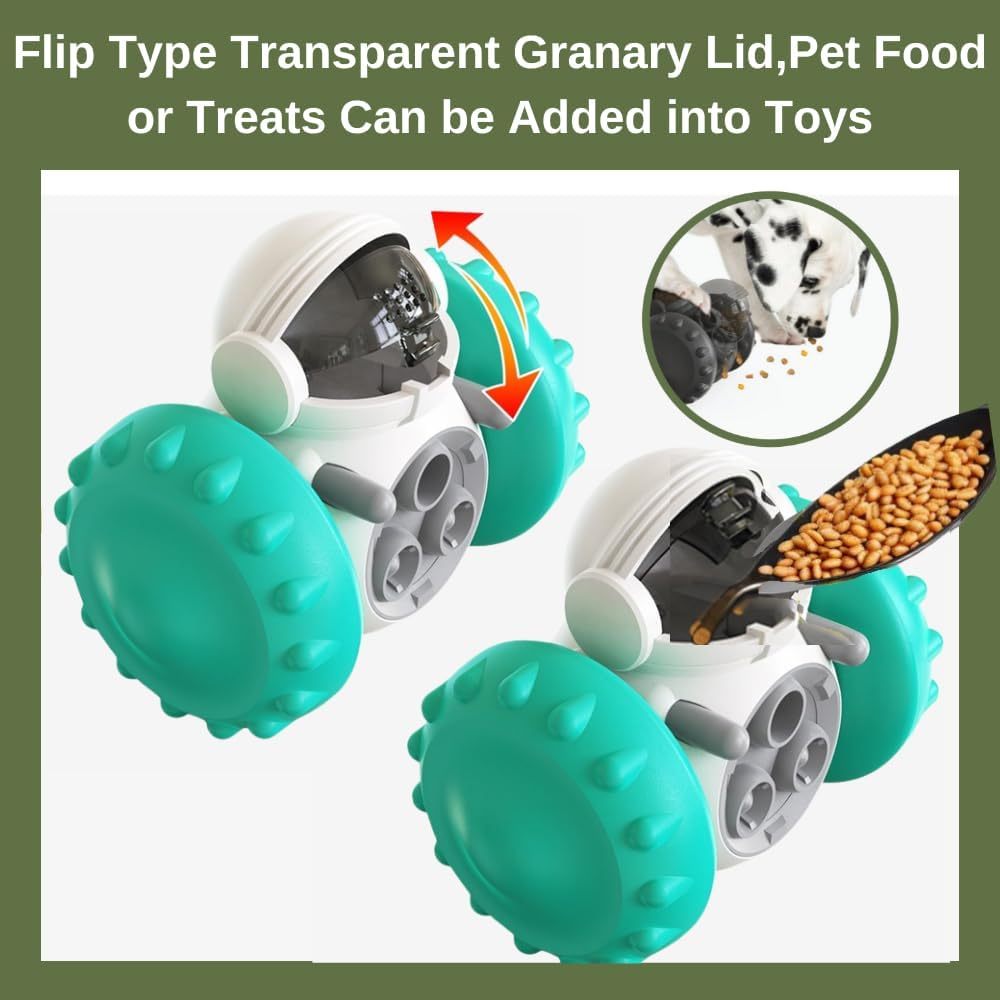 Interactive Treat Dispensing Toy – Durable Food Puzzle Feeder for Small Dogs & Cats, Slow Feeding & IQ Training