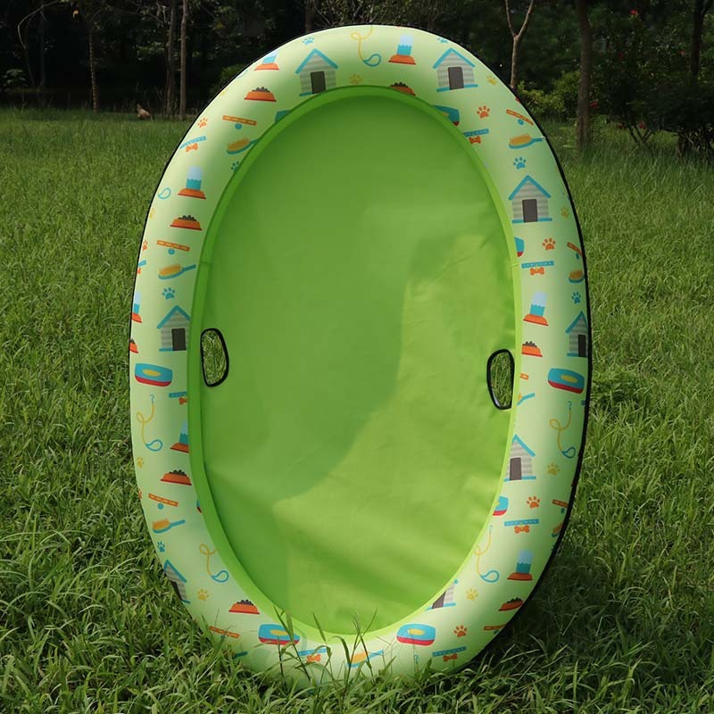 Inflatable Dog Pool Hammock – Pet Floating Bed for Summer Swimming, Floating Ring for Cats & Dogs