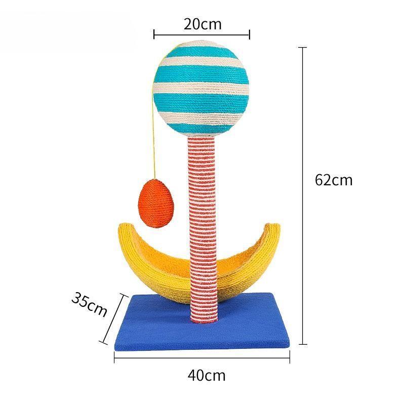 Wall Shelf Cat Nest with Toy – Space-Saving Small Cat Tree Bed for Indoor Cats, Modern Cat Furniture & Supplies