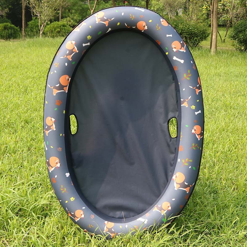 Inflatable Dog Pool Hammock – Pet Floating Bed for Summer Swimming, Floating Ring for Cats & Dogs