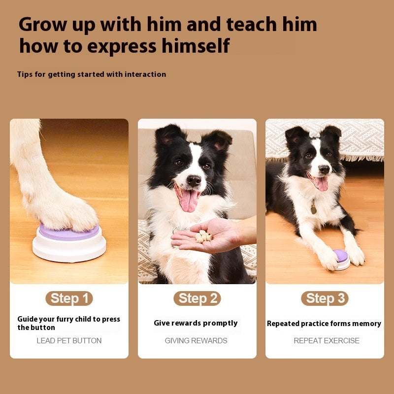 Pet Communication Button – Dog Voice Training Toy for Talking, Interaction & Behavioral Learning